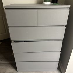 Grey IKEA Dresser