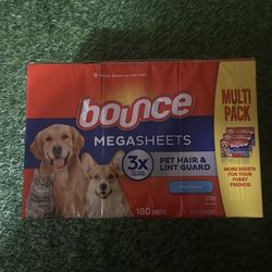 Bounce Lint Guard Mega Dryer Sheet 180