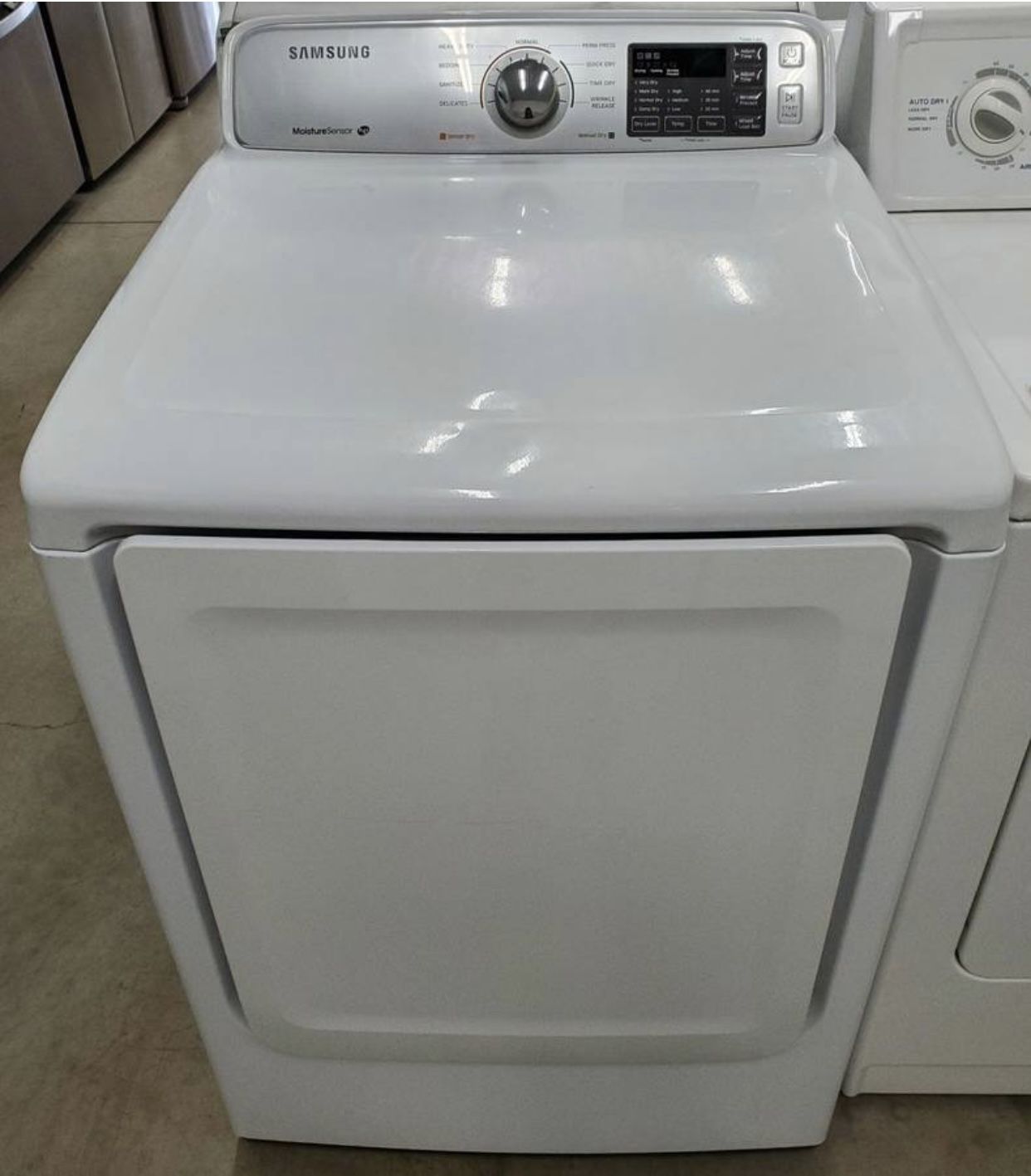 Samsung Gas Dryer DV45H7000GW/A2, White Needs A Gas Valve