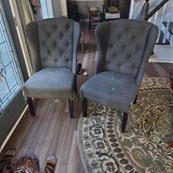 Gray Wingback Chairs For Free