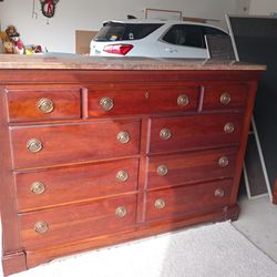 Large Dresser with marble top