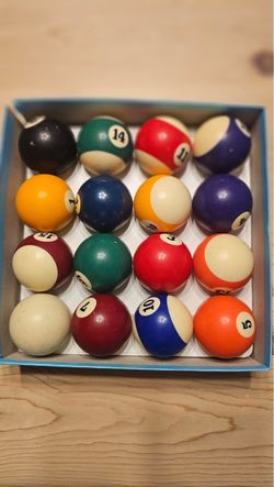 Vintage Aramith Billiard Pool Ball Set - Made in Belgium + Extra Set Included