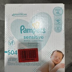 Pampers Sensitive Wipers New 