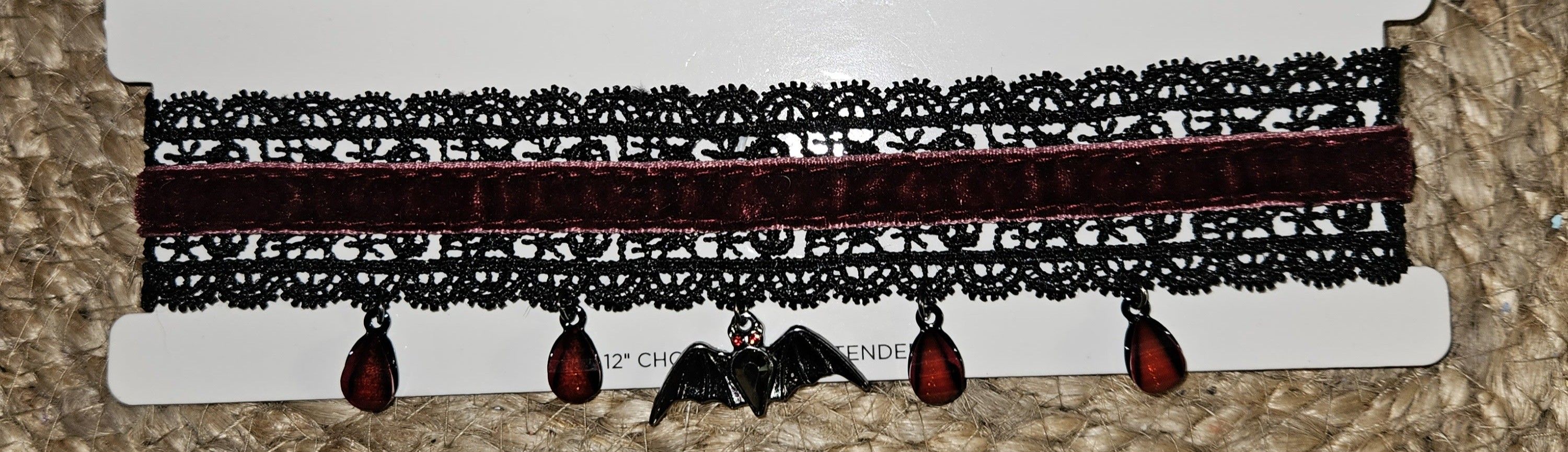 Gothic Bat Choker