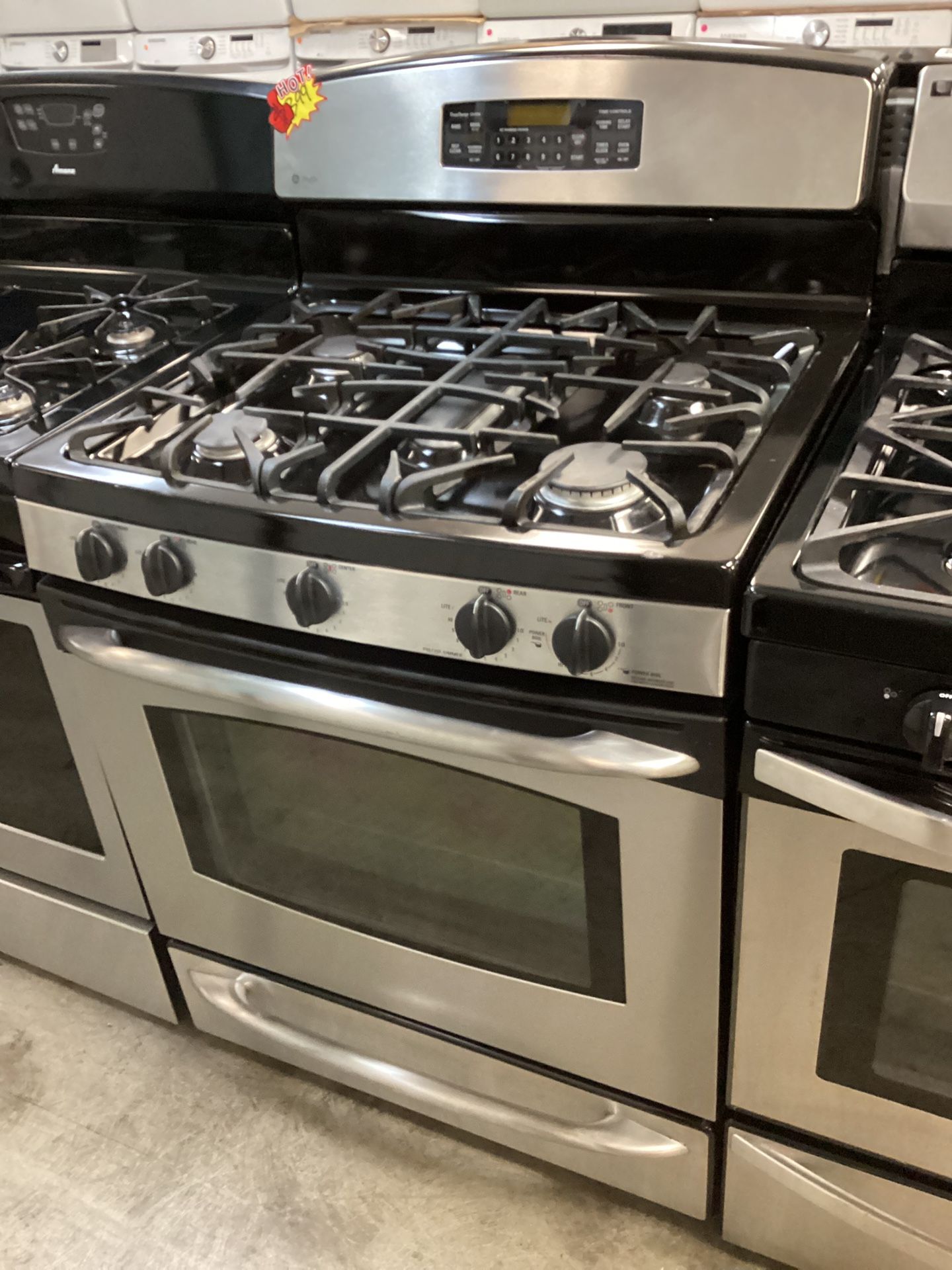 Ge Profile Gas Stove 30” Inch Wide 