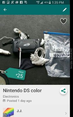 Nintendo DS games sold seperately