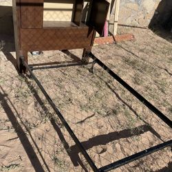 Tween Head Board With Rail Bed Frame $25