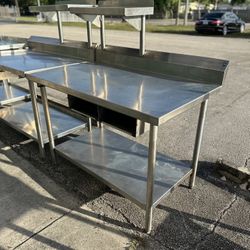 Stainless Steel 48” Table 