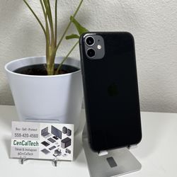 iPhone 11 128gb At&t and Cricket Carrier 87% 🔋 Health In Good Condition  
