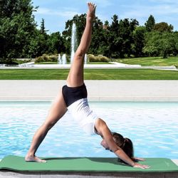 ProsourceFit Extra Thick Yoga Pilates Exercise mat   ProsourceFit Esterilla de ejercicios extra gruesa para yoga y pilates