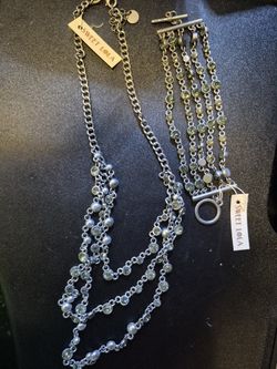 Bracelet And Necklace Pair