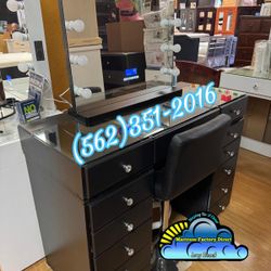 Black Vanity Led Lights Dresser LED Vanity New Desk 