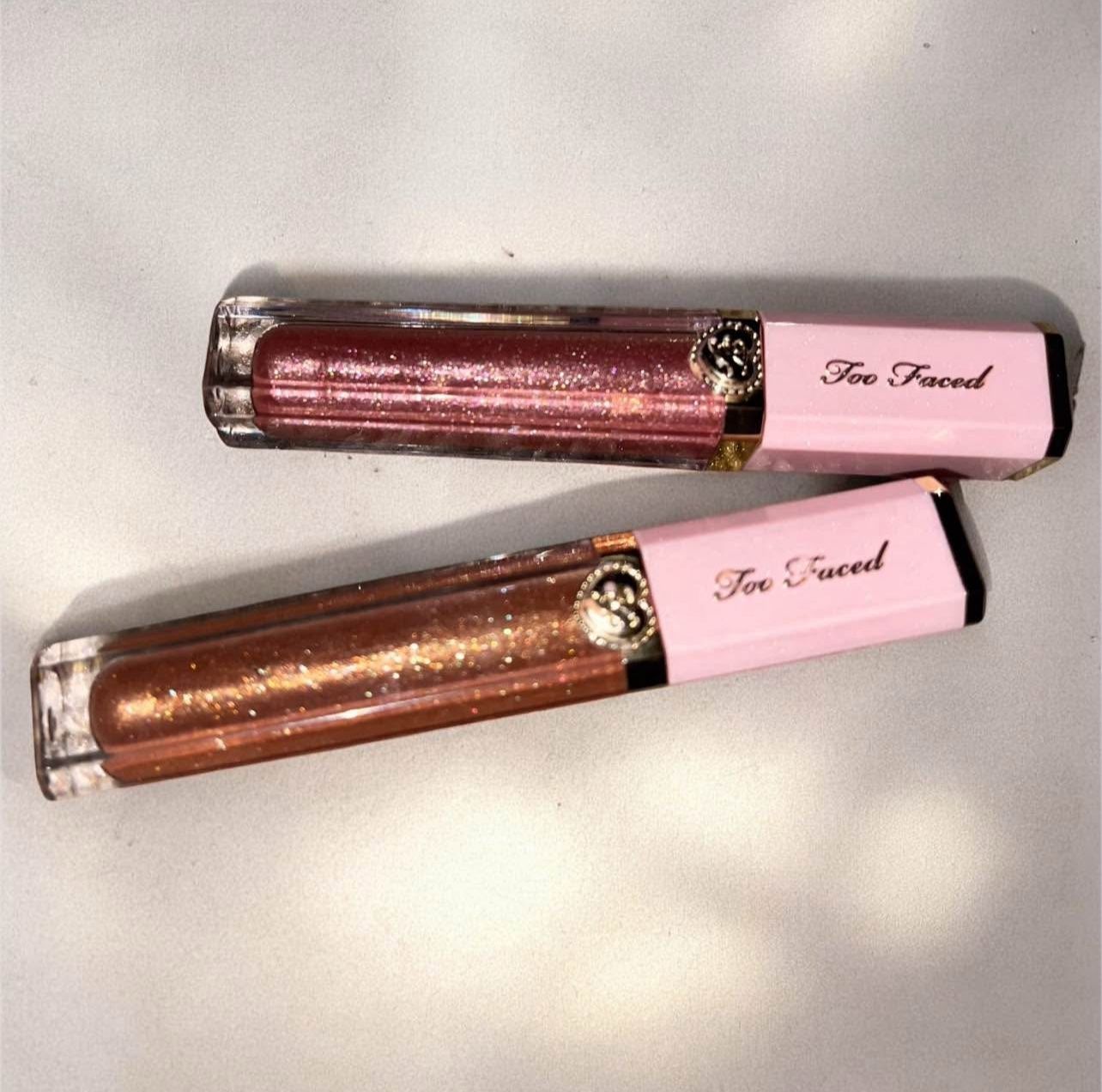 Authentic Full-size Toofaced Lip gloss no longer available $25each or $40 for both