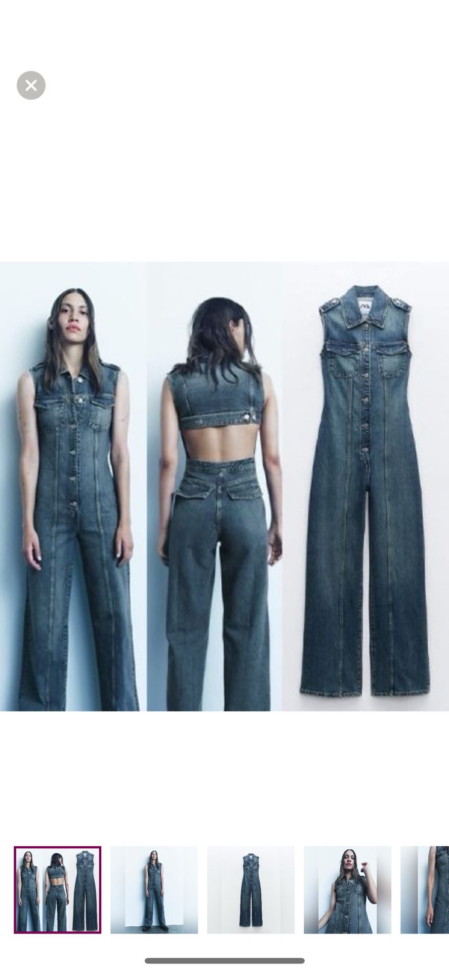 Zara Jumpsuit Jean