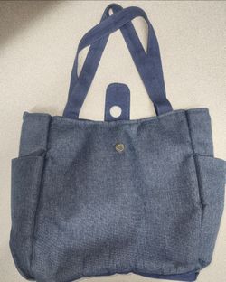 Denim like Insulated Lunchbag in fair condition