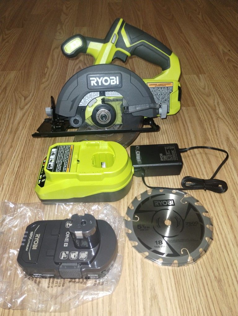 New Ryobi 18 V Circular Saw 5-1/2