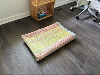 Green, Magenta, Blue Rug