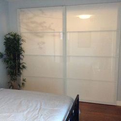 Ikea Tonnes glass doors closet cabinets for Sale in Phoenix, AZ - OfferUp