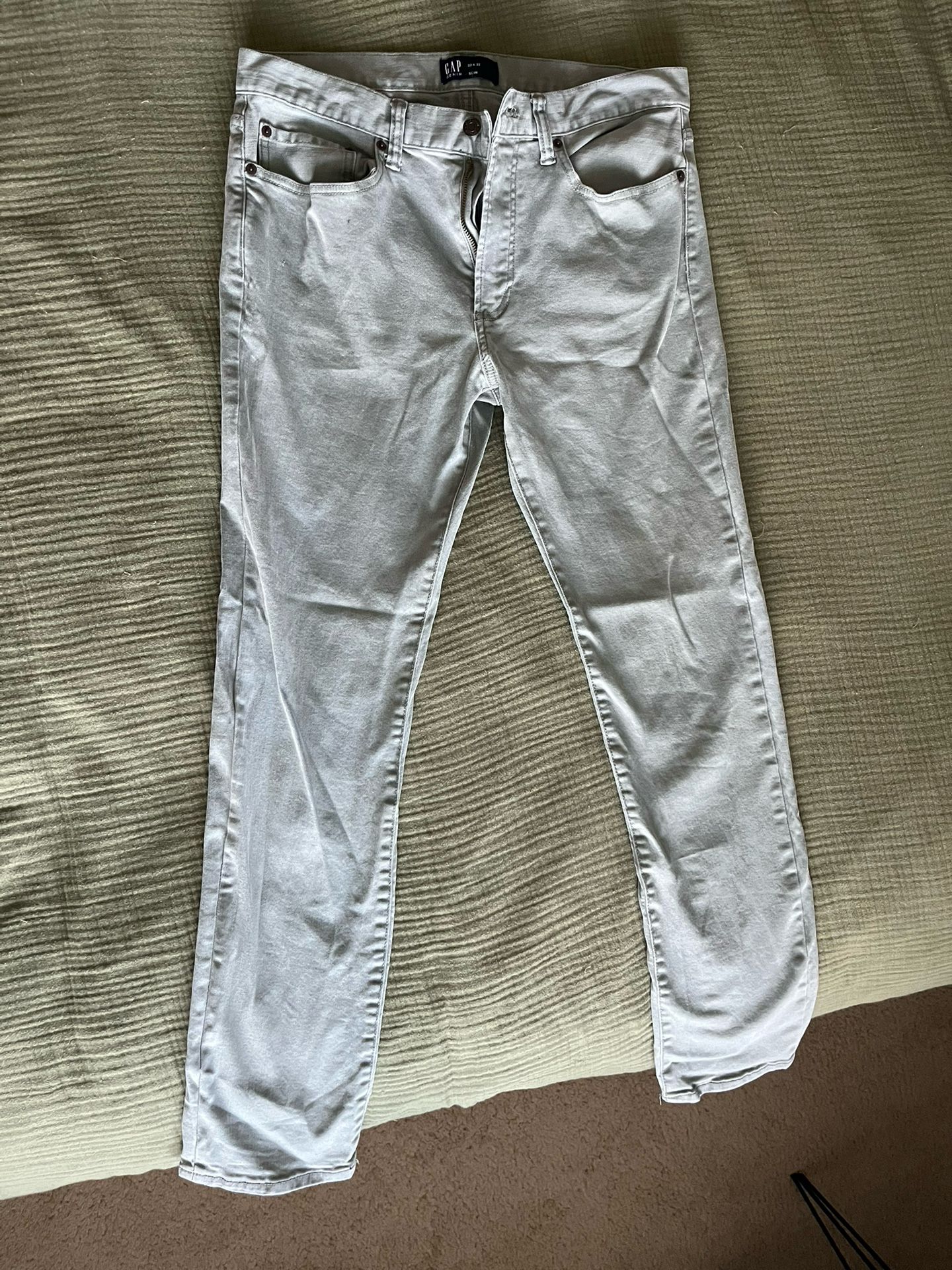 Light green/Sage Denim Pants -M32/32