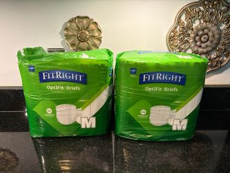 Prevail Per-Fit Daily Briefs M (32"-44") 2-Packs of 20 (Total 40 Max Absorbent