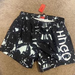 Hugo Boss Men's Abas Vertical Logo Swim Trunks Size XXL