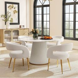 4 sets dining chairs
