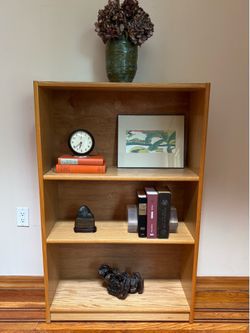 Vintage petite bookcase bookshelf