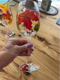 Fall Wine Glasses-Set
