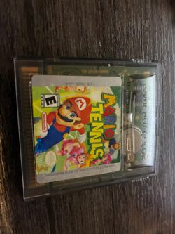 Mario Tennis Game Boy Color Cartridge