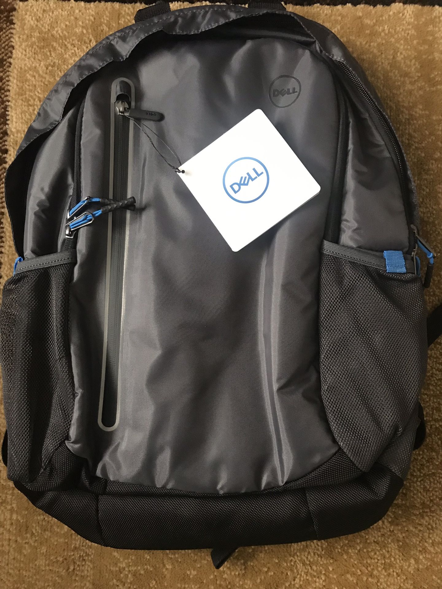 Dell laptop backpack with tags