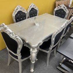 New In The Box 📦 Dining Table With 6 Chairs - Delivery And Financing Available 