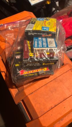 bag Of Many Boxes Of Staples For A Handheld Stapler, Heavy Duty