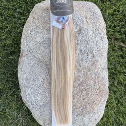 Zala 16 Inch Long Halo Extensions, 100% Remy Real Human Hair Band for Seamless Blending, Honey Beach Blonde, One Piece, 130g, Premium Quality *NEW*