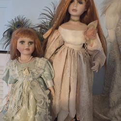 Redhair Porcelain Dolls
