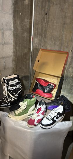 Mixed Sneaker Lot – Nike, Jordan, Moon Boots etc