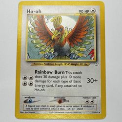 Pokémon Ho-oh (18) - Neo Revelation (N3) Pokemon Charizard
