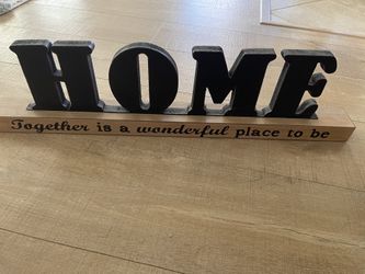Home sign