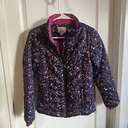 Girls Roebucks Jacket Size 10/12 Pink/Blue New 