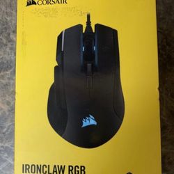 Corsair ironclaw RGB gaming mouse