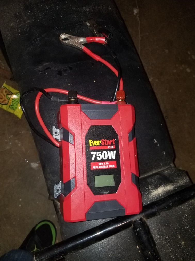750 watt power inverter used once like new
