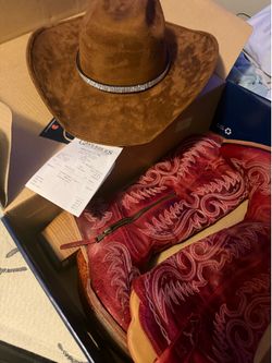 Boots and hat