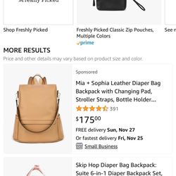 Mia-Sophia Leather  Bag