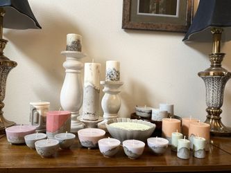 Cement Candles