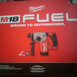 M18 Fuel 1" SDS Plus Rotary Hammer 