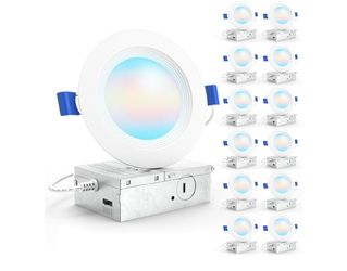Sunco 12 Pack 4 Inch Recessed Lights,