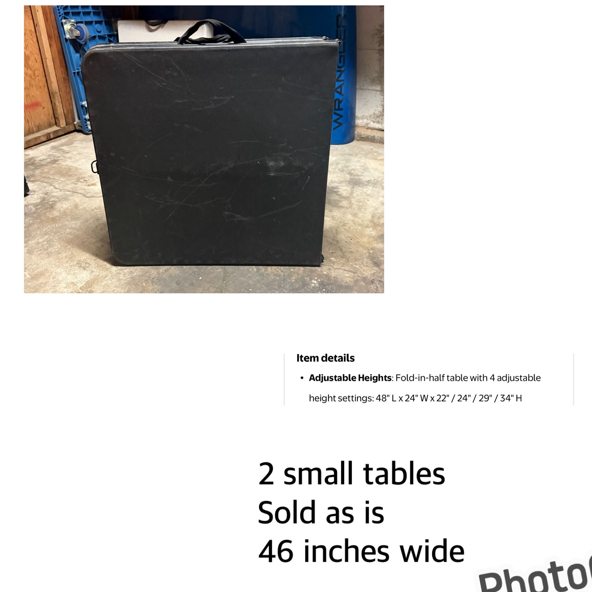2 Small Tables