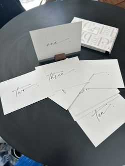 Table Numbers And Stands