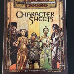 Character Record Sheets (Dungeons & Dragons 3rd Edition d20 System RPG) WTC