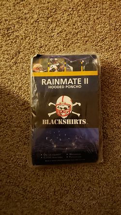 Nebraska Cornhusker Blackshirts hooded Poncho one size fits all