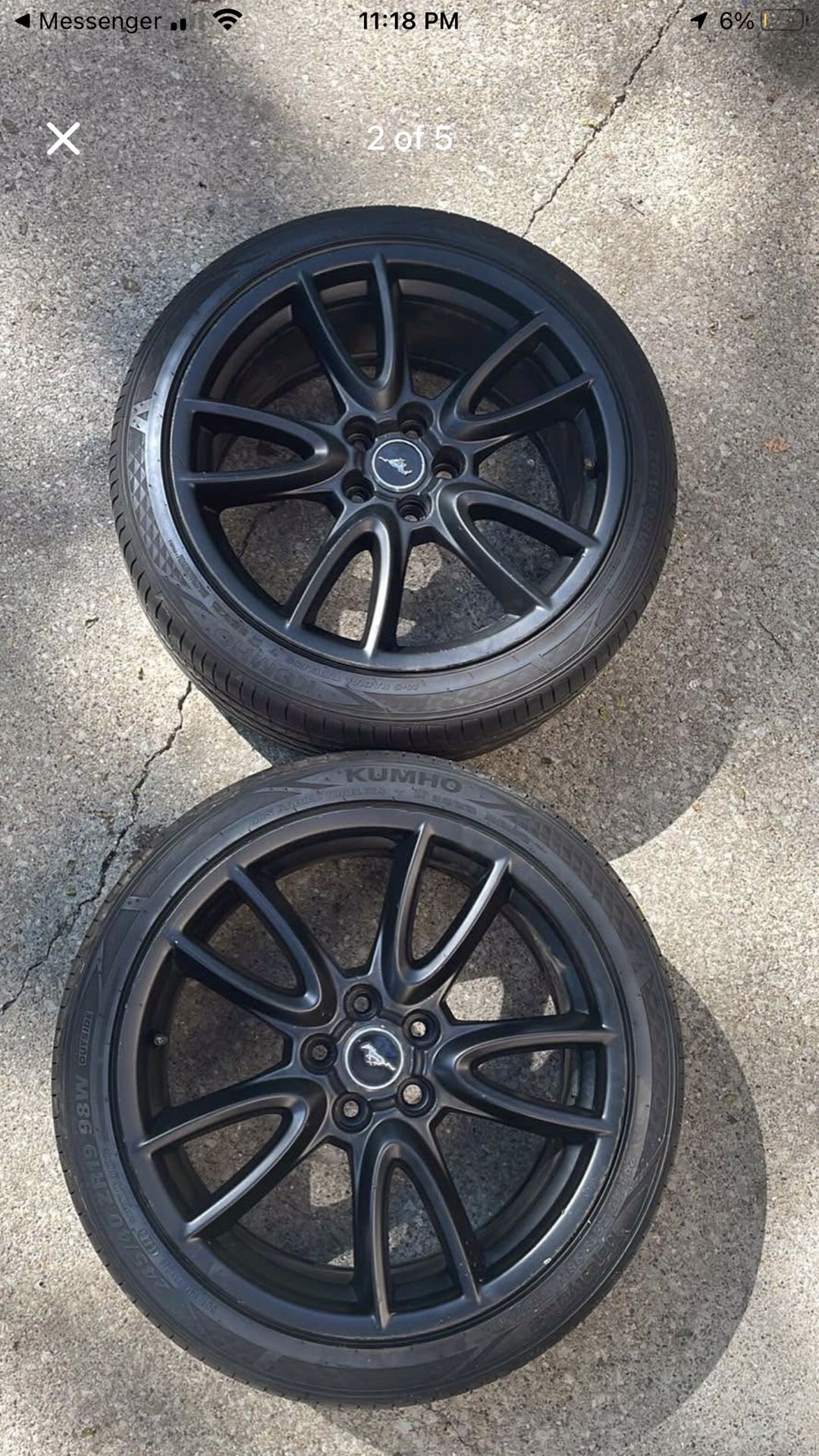 2 Mustang Rims